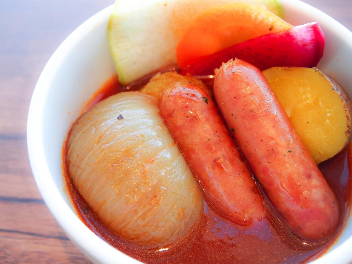 فندق إميسيا سابورو المظهر الخارجي الصورة A bowl of boudin blanc